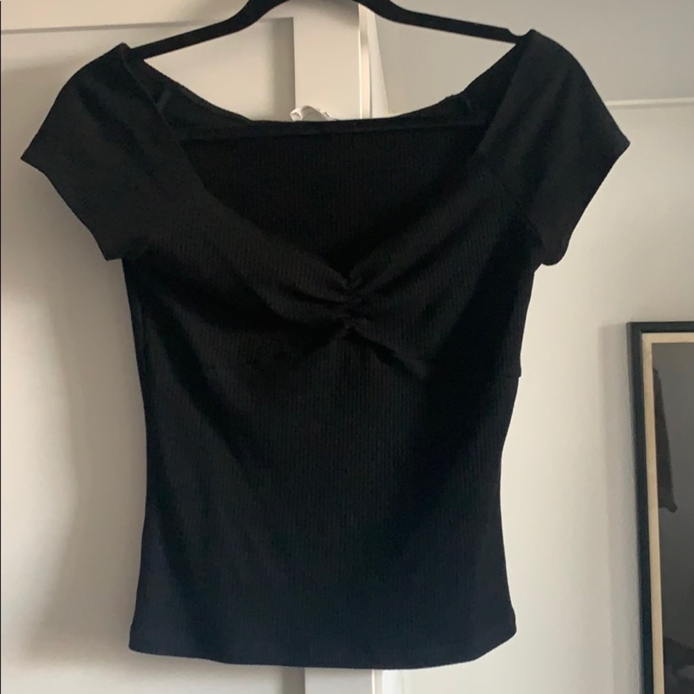 reformation sweetheart ribbed top!!